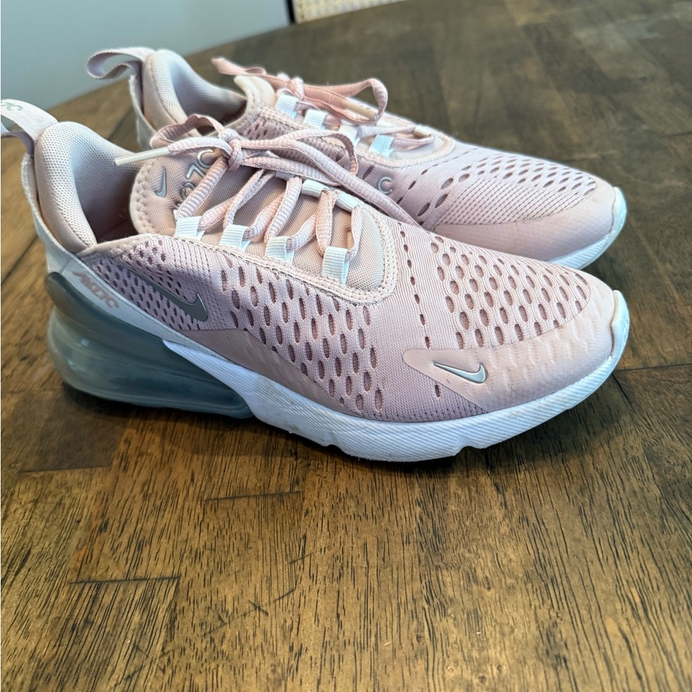 Nike W Air Max 270 Pink Oxford/MTLLC Women size 7 - Picture 4 of 6